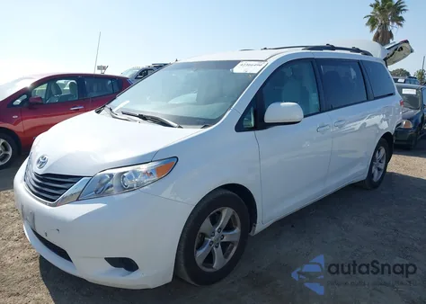 2012 Toyota Sienna Le V6 8 Passenger из США, поврежденный, VIN 5TDKK3DC0CS275037